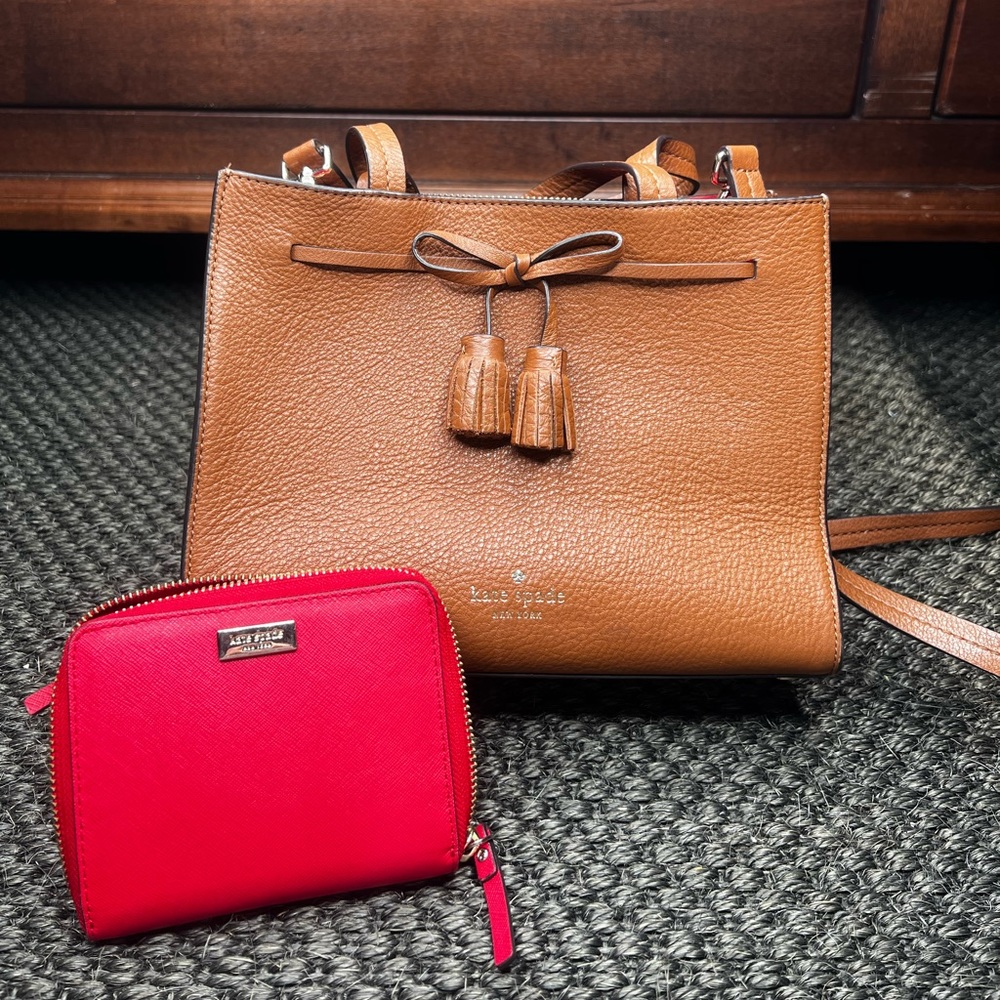 Kate Spade cross body bag and wallet